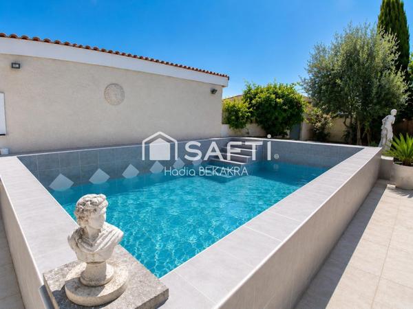 MAISON FAMILIALE – 100 m² – 4 CHAMBRES – TERRAIN 528 m² - SAINT-RAMBERT-D'ALBON