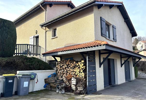 St ETIENNE 42100 proche IUT, Villa sur sous-sol 130m² habitables 3 chambres grand garage sur 851m² de terrain