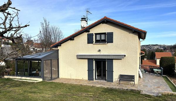 St ETIENNE 42100 proche IUT, Villa sur sous-sol 130m² habitables 3 chambres grand garage sur 851m² de terrain