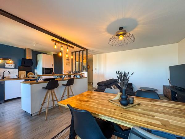 Appartement T3 77m² avec balcon et garage
