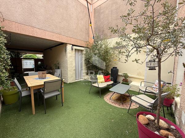 A VENDRE 13400 AUBAGNE MAISON TYPE 5 DE 100 M² SUR 100M² DE JARDIN PARKING COUVERT