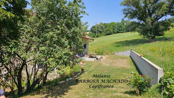 A Desingy maison individuelle en pierre rénovée avec potentiel et charme de l’ancien + dépendance en pierre – Calme absolu à environ 10 mns de Frangy et de Seyssel