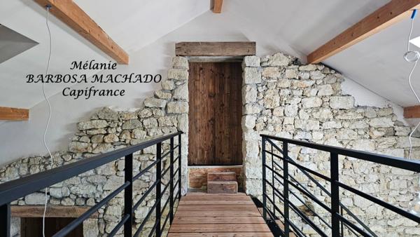 A Desingy maison individuelle en pierre rénovée avec potentiel et charme de l’ancien + dépendance en pierre – Calme absolu à environ 10 mns de Frangy et de Seyssel