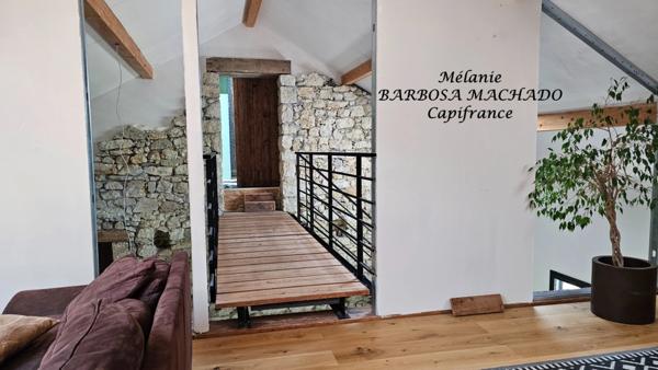 A Desingy maison individuelle en pierre rénovée avec potentiel et charme de l’ancien + dépendance en pierre – Calme absolu à environ 10 mns de Frangy et de Seyssel