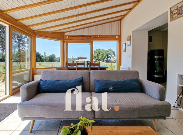 Maison | Vue campagne | 87 m² | 2 chambres | Jardin 1 000 m² | Vue dégagée | Possibilités d’agrandissement