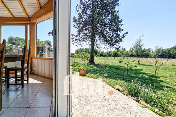 Maison | Vue campagne | 87 m² | 2 chambres | Jardin 1 000 m² | Vue dégagée | Possibilités d’agrandissement