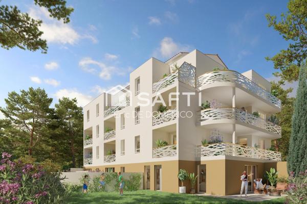 T2 avec balcon, parking, NRT2012 à 5mn du port