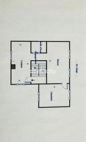 Appartement 2 pièces - 46 m² Exclusivité efficity