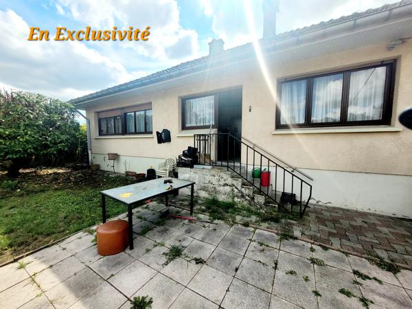 Plain pied individuel de 3 chambres.