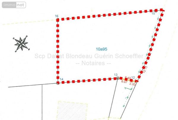 Terrain à Batir à vendre à Les Loges-Marchis dans la Manche (50600), ref : 8133