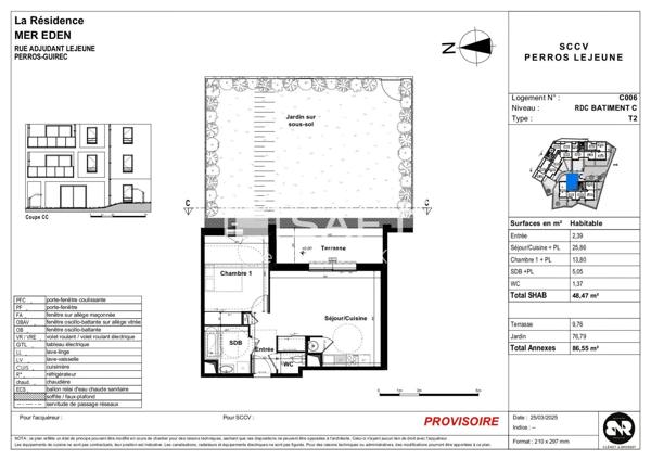 Appartement T2 en VEFA centre-ville