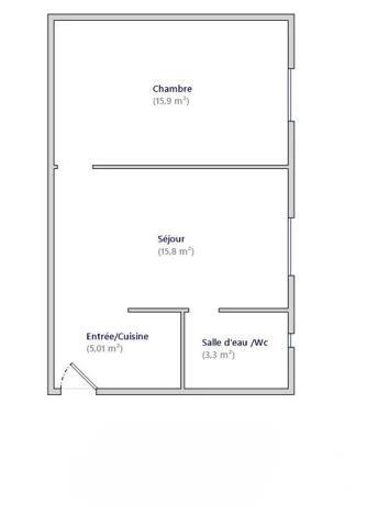 Appartement F2 à vendre  2 pièces - 40 m 2   MALAKOFF  - 92
