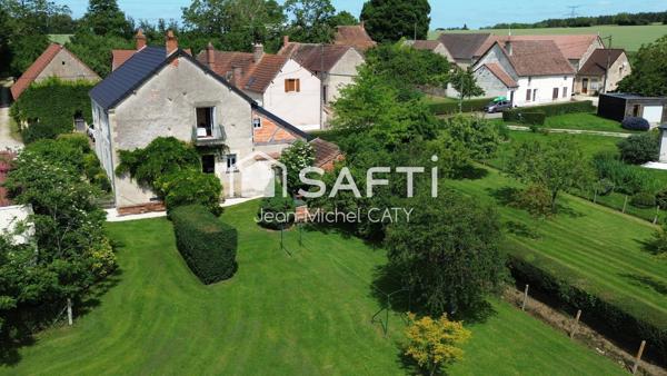 Maison de campagne avec 4 chambres, 1154 m² de terrain;