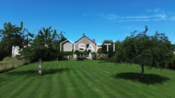 Maison de campagne avec 4 chambres, 1154 m² de terrain;