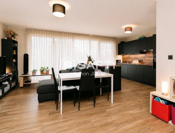 SUPERBE F3 RÉCENT AVEC BALCON & PARKING À TERVILLE