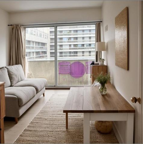 lumineux studio avec balcon