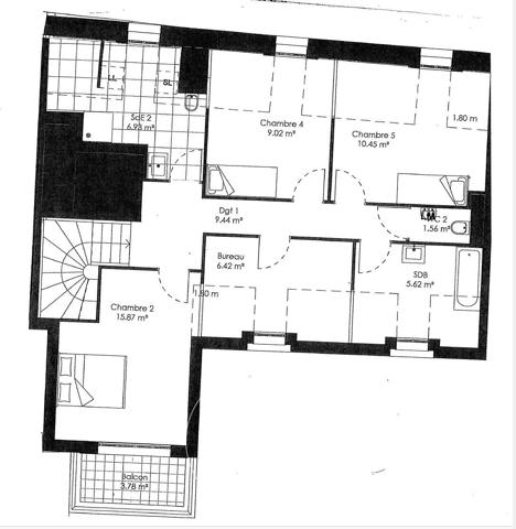 Trouville-sur-Mer, Duplex 4 Chambres -  153 m² à vendre