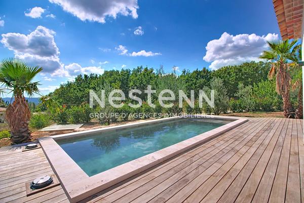 A VENDRE ! LORGUES, MAISON NEUVE, 160 m², 3 SUITES PARENTALES, PISCINE, QUARTIER PRISÉ