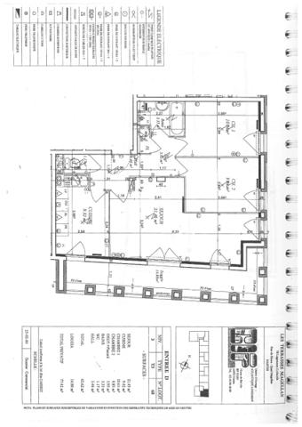 Appartement T3 NANTES Champ de Mars - 62.62 m2  897 Euros