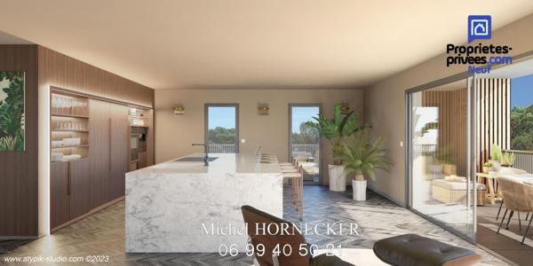 Proche espace BRASSENS, T4 de 101 m² avec terrasse et balcon, 3ème étage