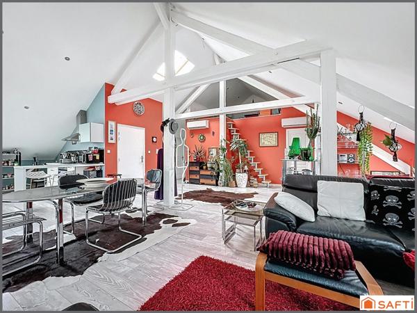 Le Ban Saint Martin, appartement coup de coeur sous les toits.