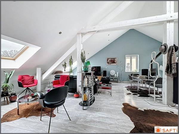 Le Ban Saint Martin, appartement coup de coeur sous les toits.