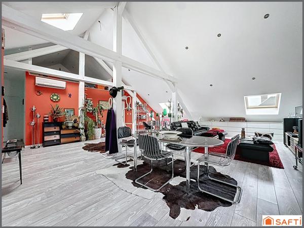 Le Ban Saint Martin, appartement coup de coeur sous les toits.