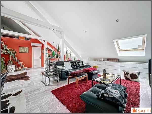 Le Ban Saint Martin, appartement coup de coeur sous les toits.