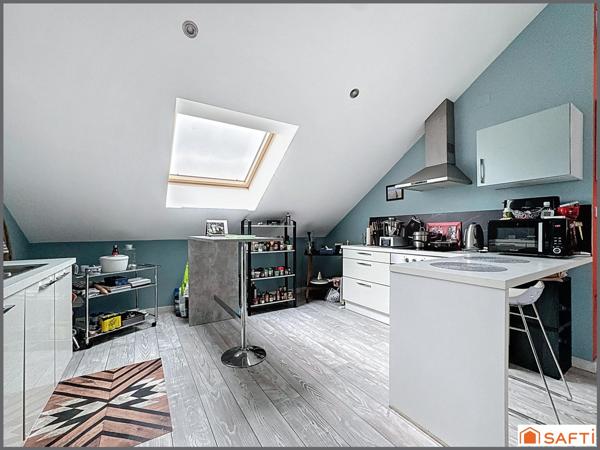 Le Ban Saint Martin, appartement coup de coeur sous les toits.