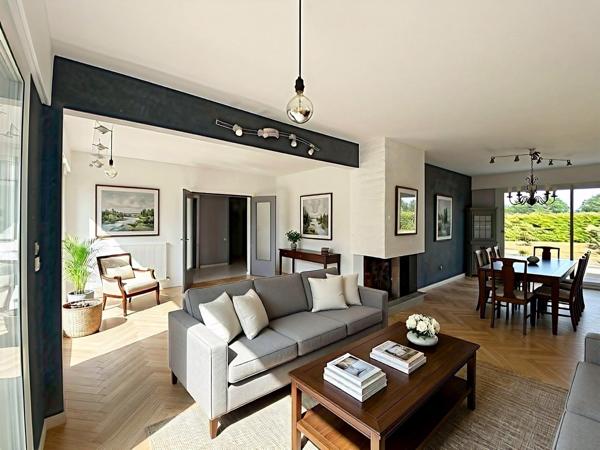 Sur un terrain de 837 m² maison T4 à rafraichir