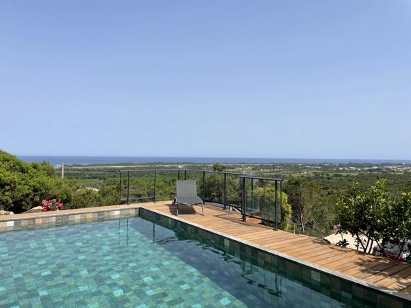 Ventiseri (20240) Magnifique Bergerie de 95 m2, vue mer avec piscine