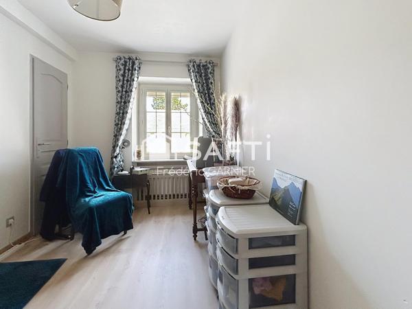 Maison de ville de 6 pièces, 4 chambres, bureau, jardin