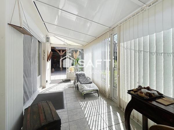 Maison de ville de 6 pièces, 4 chambres, bureau, jardin