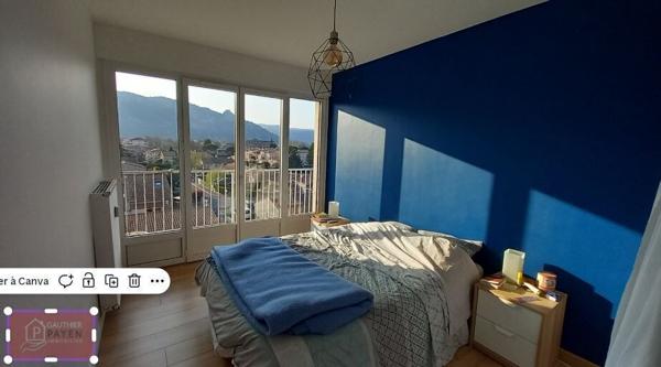 T3 de 66m² avec vue dégagée sur Crussol