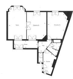 Appartement à vendre 3 pièces 78,07 m² Paris 18