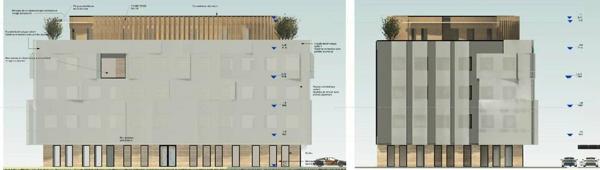 Bureaux neufs à louer à Sorgues dans zone commerciale avec parking