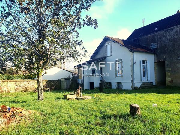 Maison 4 pièces + grand jardin clos, proche centre ville et gare.