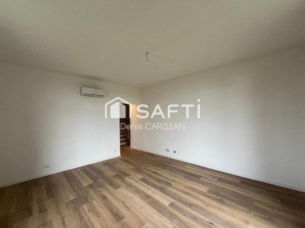 Maison 4 pièces + grand jardin clos, proche centre ville et gare.