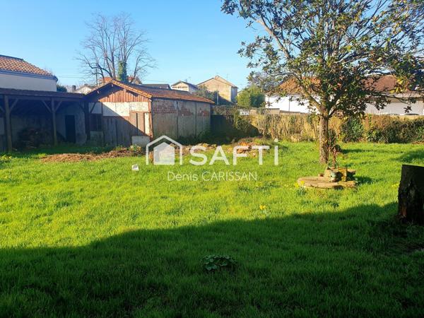 Maison 4 pièces + grand jardin clos, proche centre ville et gare.