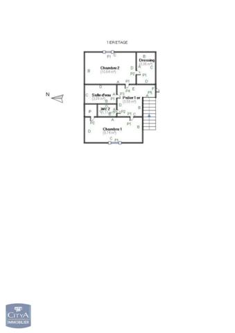 Appartement à louer 3 pièces 65.04m²