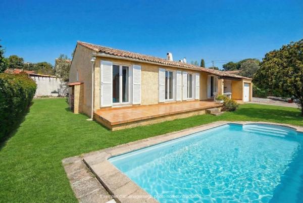 Pennes-Mirabeau (13170) Maison de plain pied 100m2 avec garage plein coeur des CADENEAUX