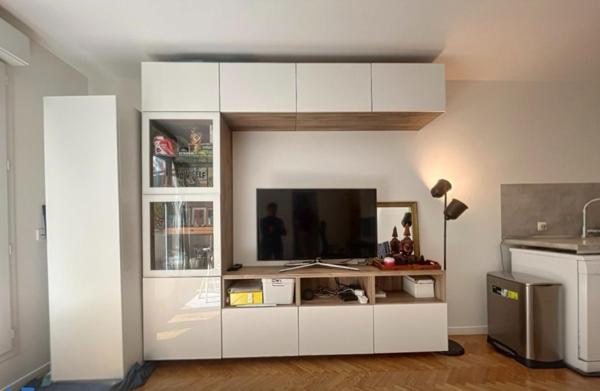 2 PIECES - 47M2 - SEJOUR/CUISINE - GRANDE CH - SDB