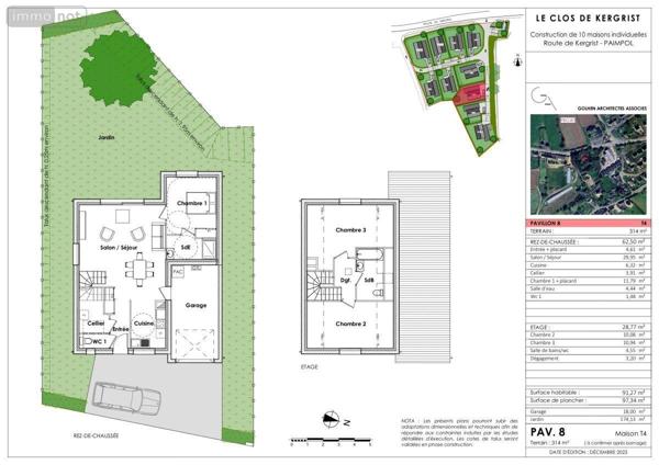 Maison à vendre à Paimpol dans les Côtes-d'Armor (22500), ref : 22023-3494