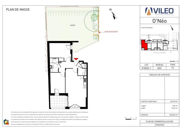 APPARTEMENT AVEC TERRASSE COUVERTE, JARDIN PRIVATIF ET 2 PARKINGS