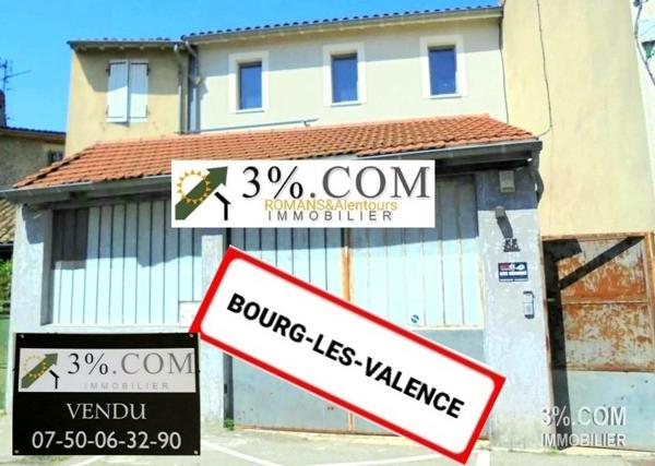 GARAGE 100m2 avec domotique portail  Bourg-lès-Valence (26500)