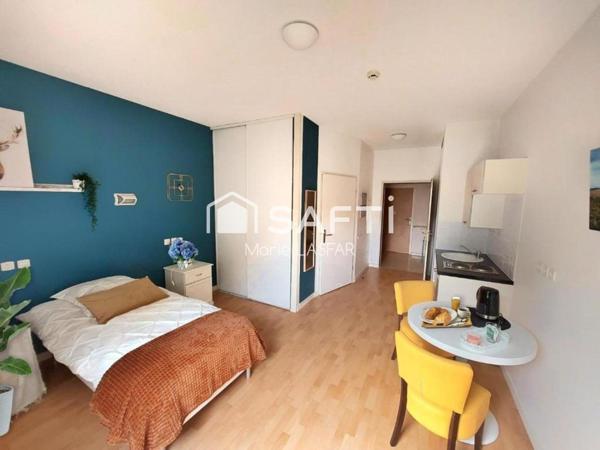 Appartement idéalement situé au cœur de la Bréde. Studio vendu loué.