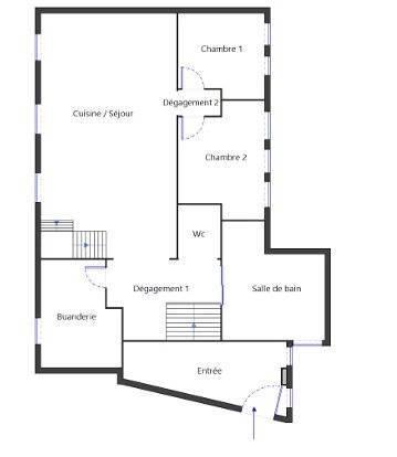 03200 VICHY -APPARTEMENT DUPLEX-COEUR DE VILLE - 5 PIÈCES