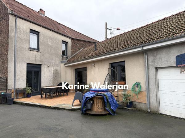 Méricourt (62680) SPACIEUSE MAISON FAMILIALE 145 M2 INDIVIDUELLE - 4 CHAMBRES- JARDIN CLOS ET GRAND STATIONNEMENT