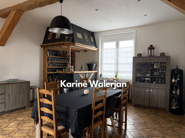 Méricourt (62680) SPACIEUSE MAISON FAMILIALE 145 M2 INDIVIDUELLE - 4 CHAMBRES- JARDIN CLOS ET GRAND STATIONNEMENT