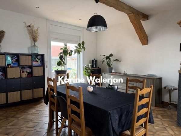 Méricourt (62680) SPACIEUSE MAISON FAMILIALE 145 M2 INDIVIDUELLE - 4 CHAMBRES- JARDIN CLOS ET GRAND STATIONNEMENT